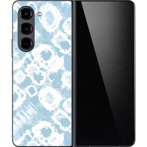 Blue Tie Dye Galaxy Z Fold5 5G Skin